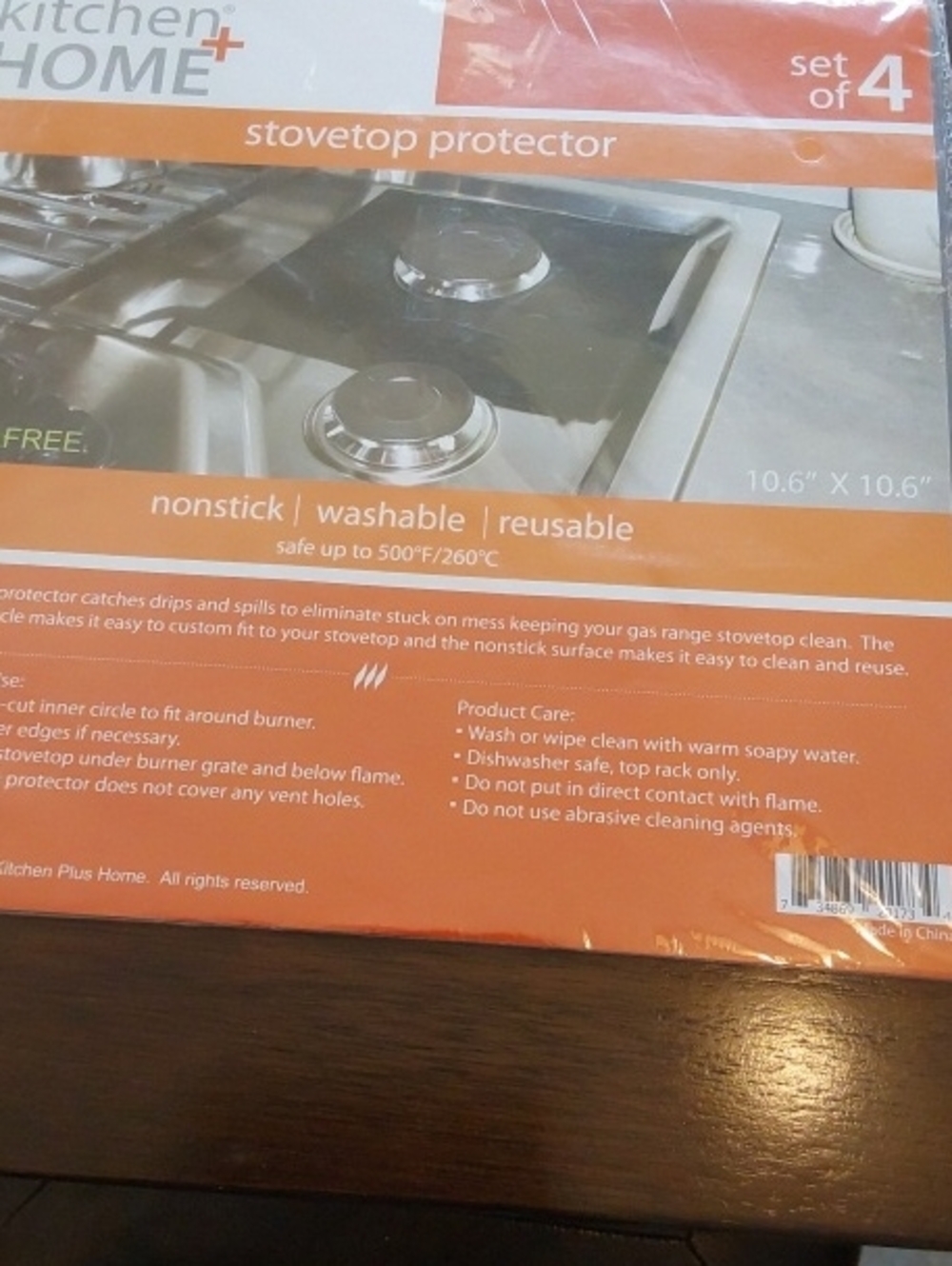 Kitchen + Home Stovetop Protector - Set of 4